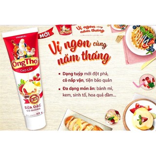 Sữa đặc có đường ông thọ dạng tuýt 165g