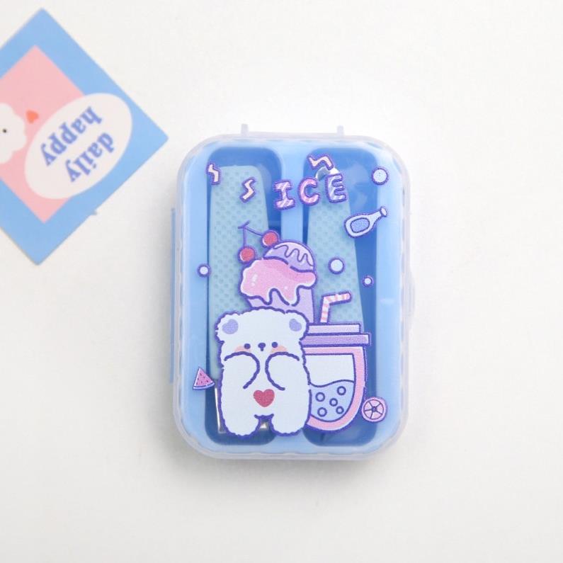 Bộ bấm móng tay 2 MÓN CÓ HỘP ĐỰNG tiện lợi
