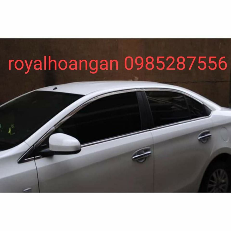 nẹp viền chân kính cong kính toyota vios 2014 -2021