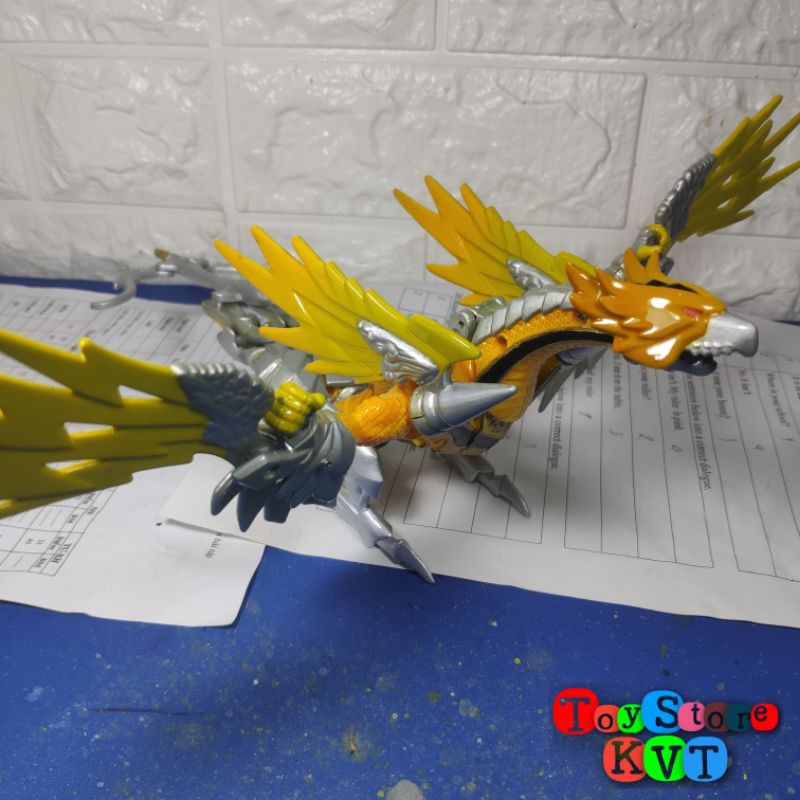 Mô Hình Siêu Nhân Phép thuật Power Rangers Mystic Force Yellow Ranger to Thunder Dragon Custom