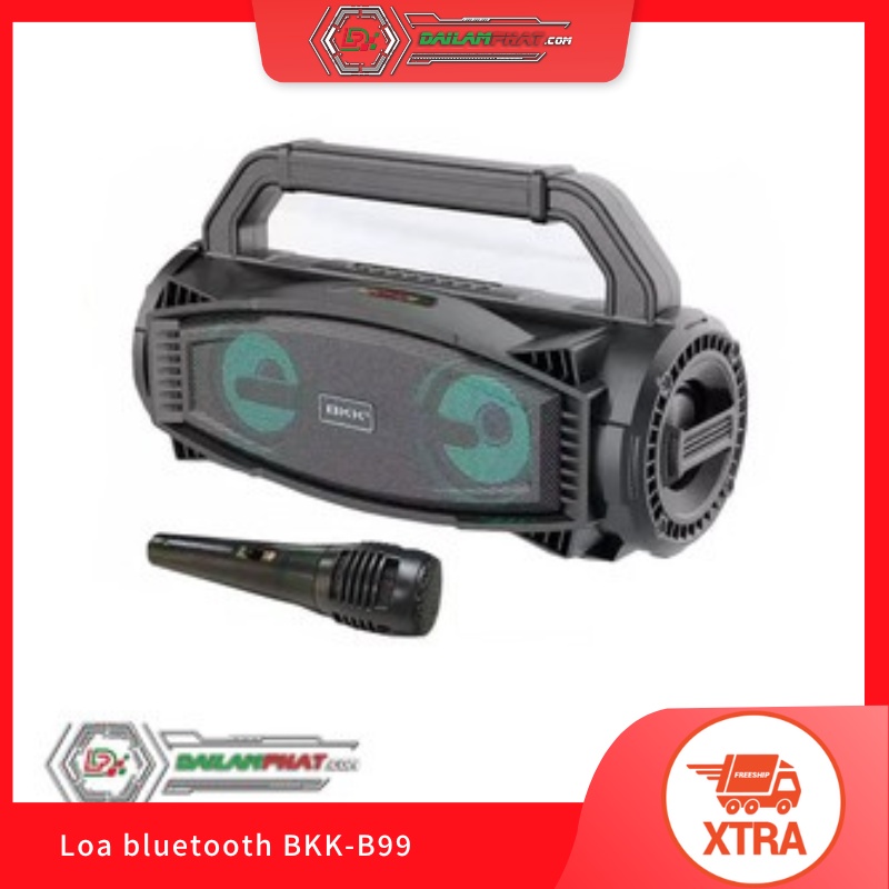 Loa bluetooth BKK-B99 kèm mic có dây