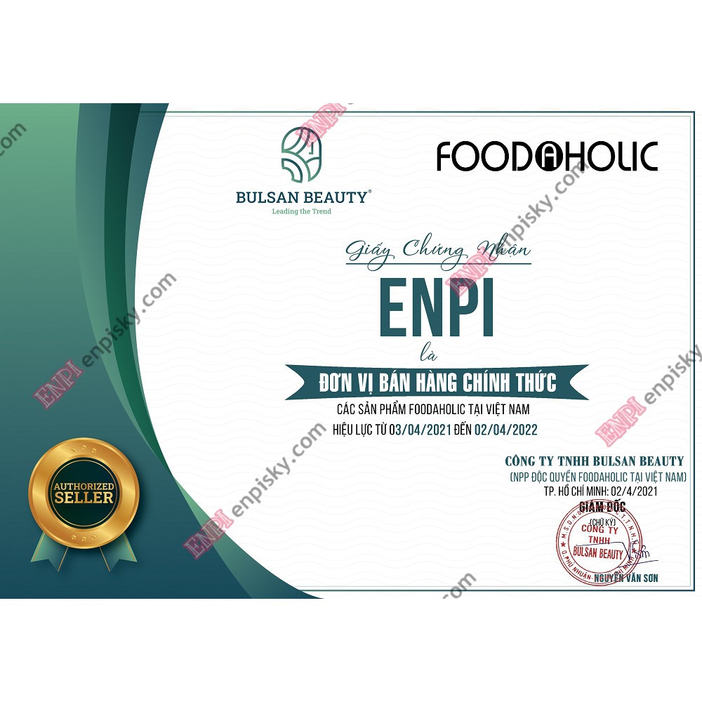 Mặt nạ dưỡng da Foodaholic Essential Mask