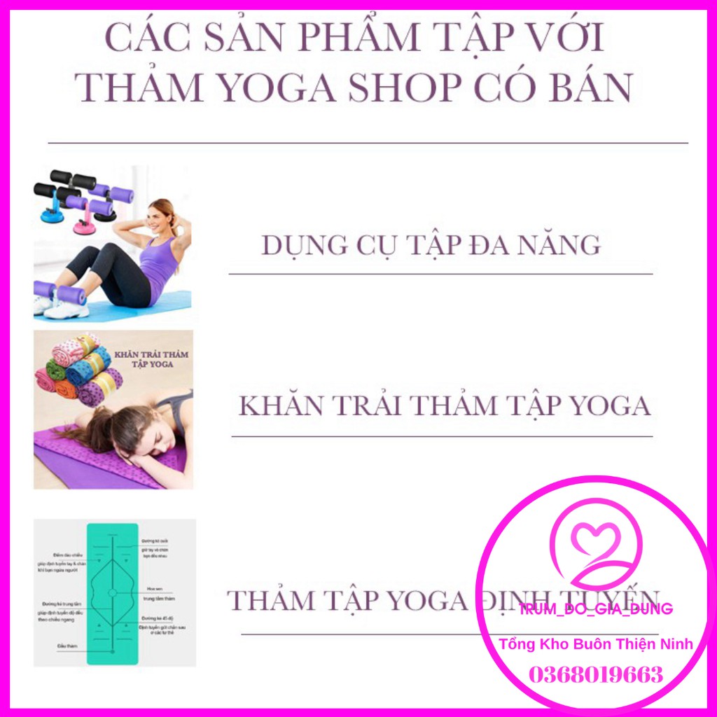 THẢM TẬP YOGA TPE CAO CẤP 2 LỚP 6MM