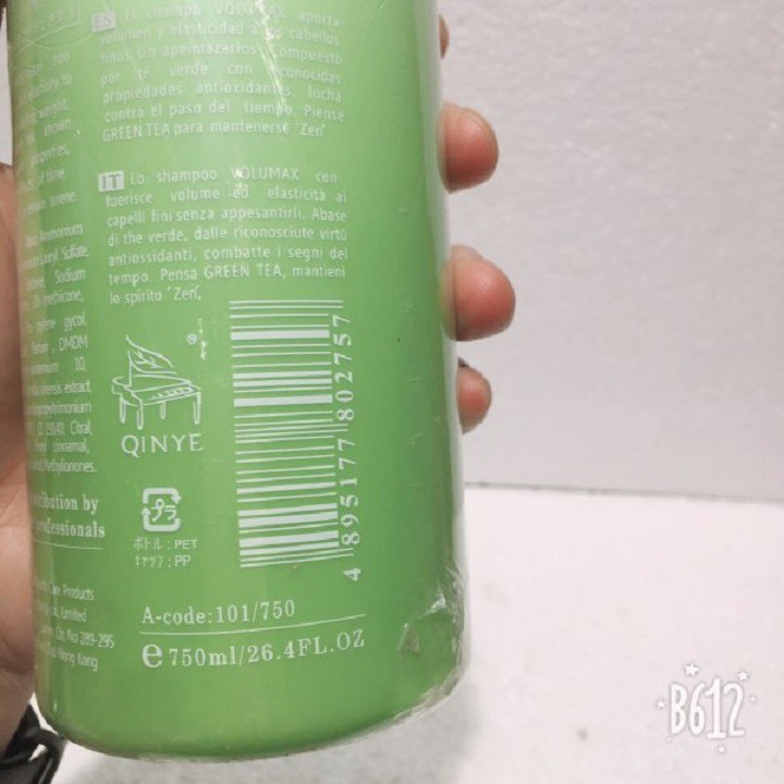 Dầu gội cặp cao cấp greentea( trà xanh ) 750ml ×2