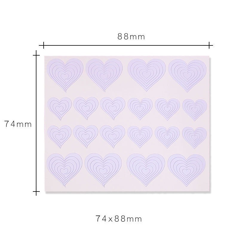 Set French tạo hình dán trên móng ( set 12 tấm)