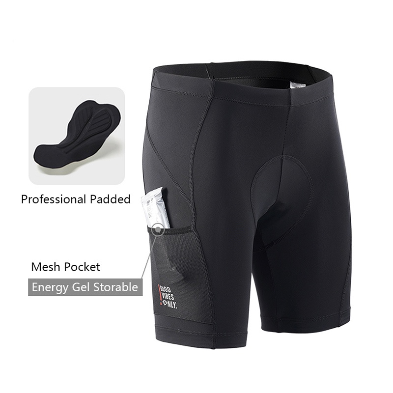 Santic Nam Quần Short Đạp Xe Nữ 4D Đệm Chống Sốc MTB Xe Đạp Quần Short Có Túi Thoáng Khí Quần Short Đạp Xe WM1C05125