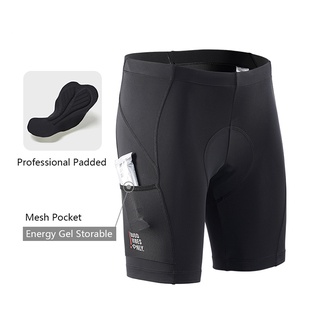 Santic nam quần short đạp xe nữ 4d đệm chống sốc mtb xe đạp quần short có túi thoáng khí quần short đạp xe wm1c05125