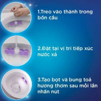 Viên tẩy bồn cầu Vim hương chanh