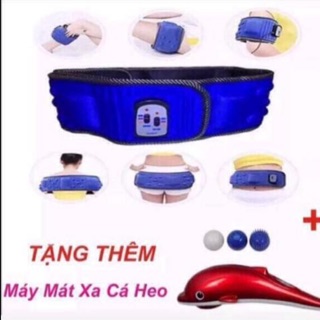 Đai Run Massa Giảm Mỡ Bụng + Tặng kèm 1 massa cá heo mini