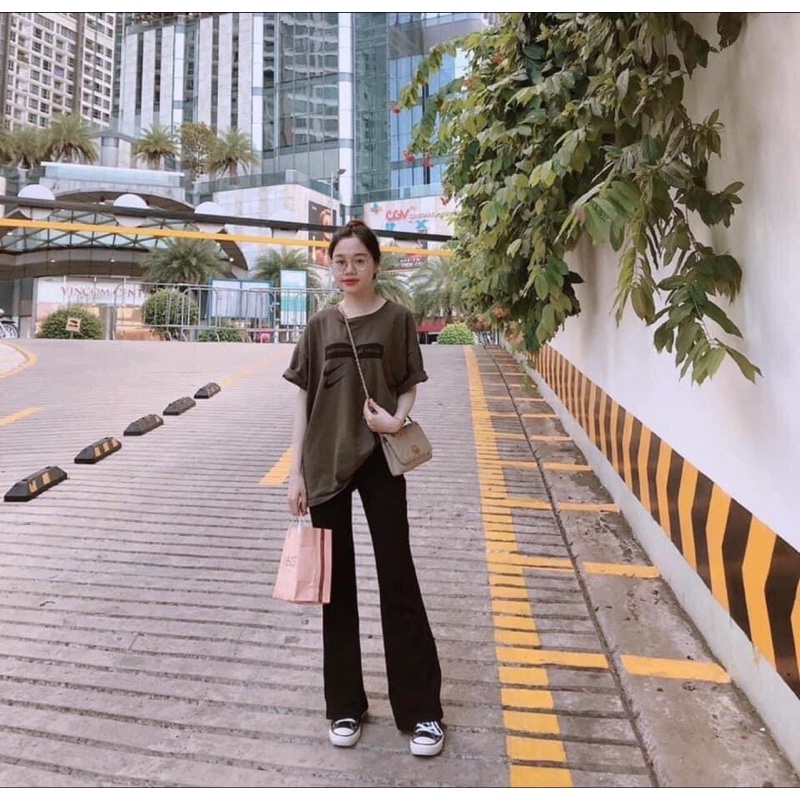 Quần thun ống loe Za.R@ form chuẩn hàng loại 1 chất dày đẹp