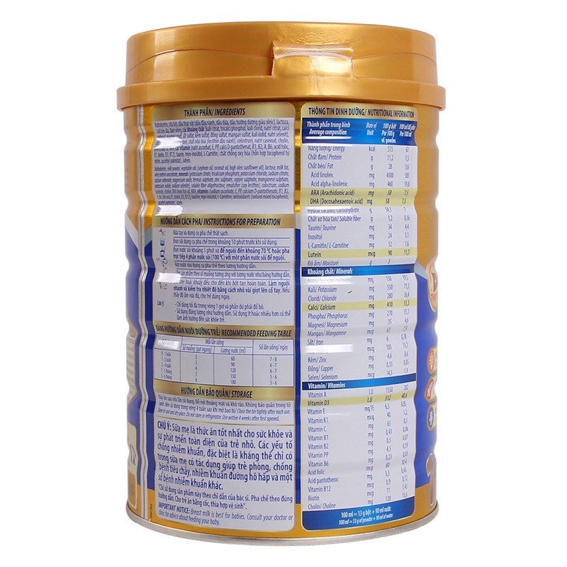 Dielac Alpha Gold Số 1 900g