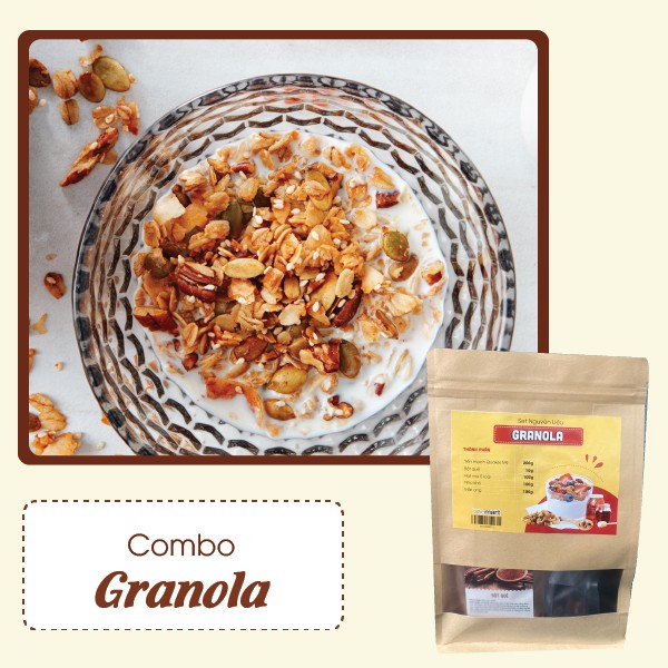 Set nguyên liệu làm Granola