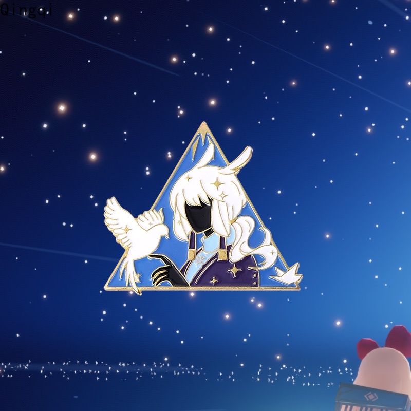 Ghim cài áo MISS ZOE bằng kim loại tráng men in hình nhân vật phim hoạt họa Child of The Light