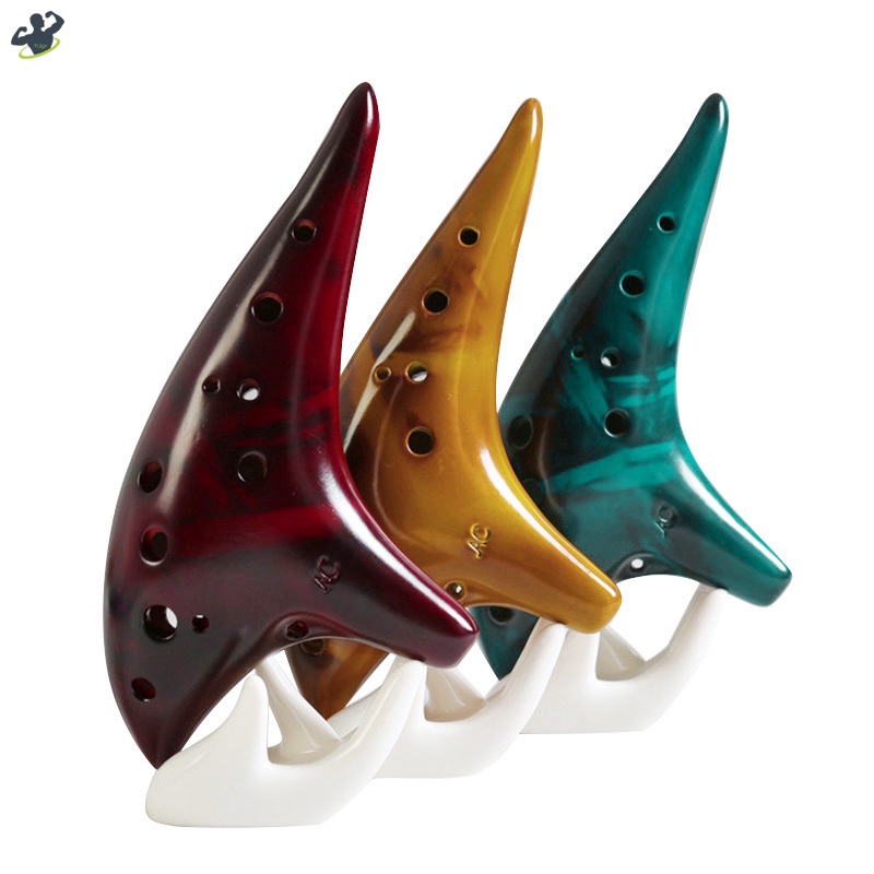 Kèn Ocarina 12 lỗ nhạc cụ cho người mới tập chơi chất lượng cao