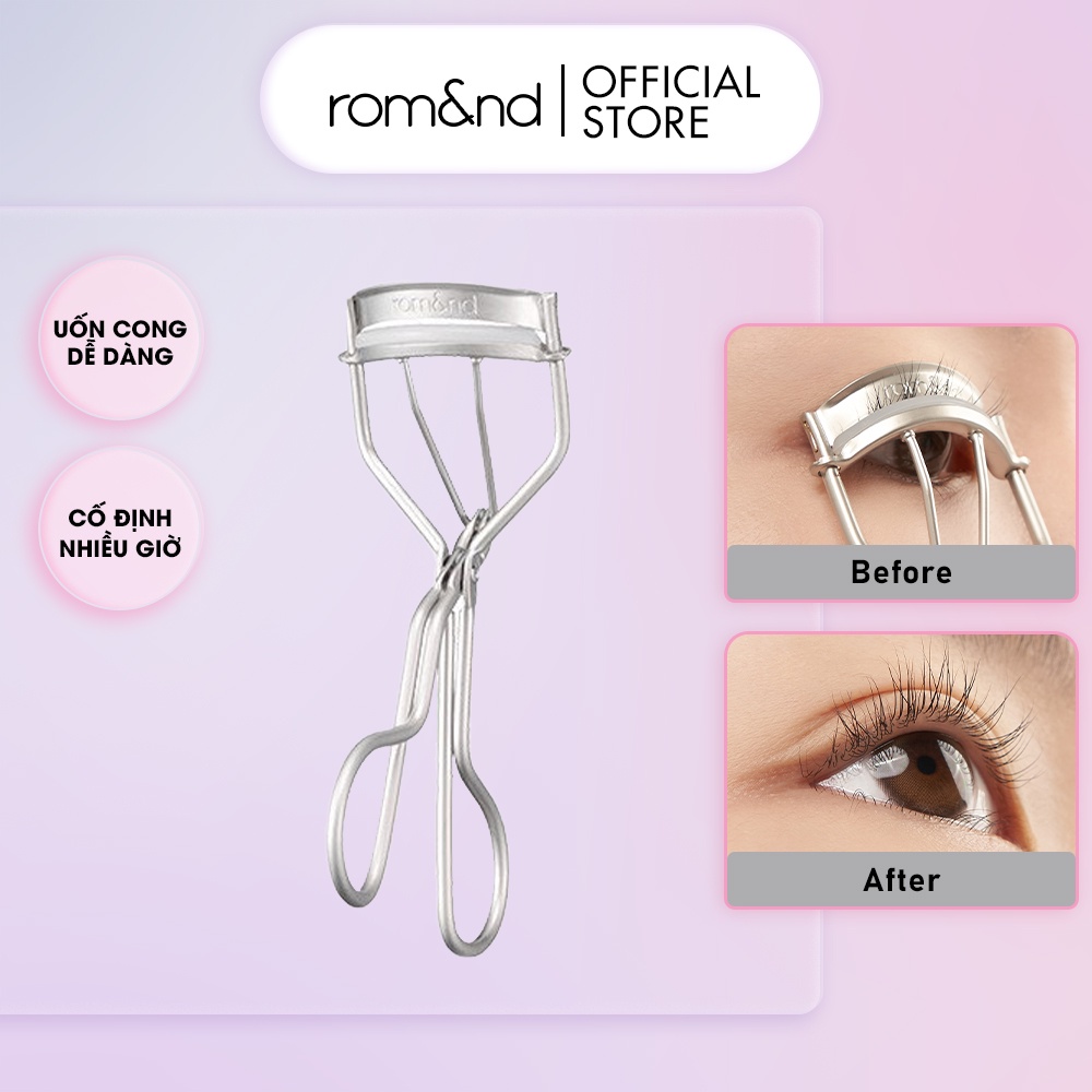 [Rom&amp;nd] Bấm mi tạo mi siêu cong tự nhiên Hàn Quốc Romand Han All Eyelash Curler