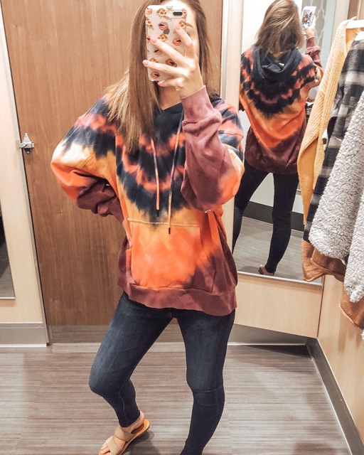 Áo có mũ chính hãng WILD FABLE TIE -DYE