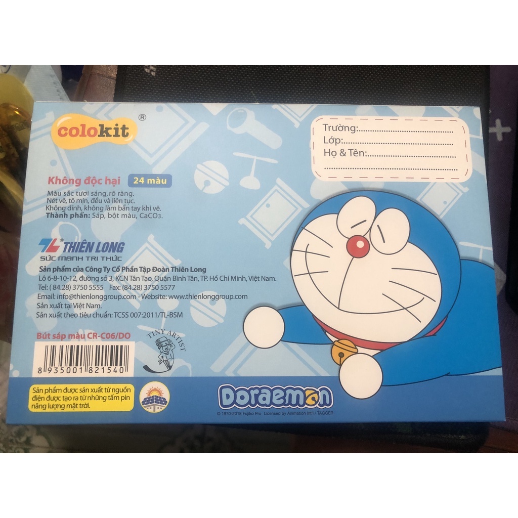 Sáp Màu TL-CR-C06/DO 24 Màu Không Độc Hại