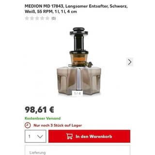 Máy Ép Chậm MEDION MD 17843 (Nhập Đức)