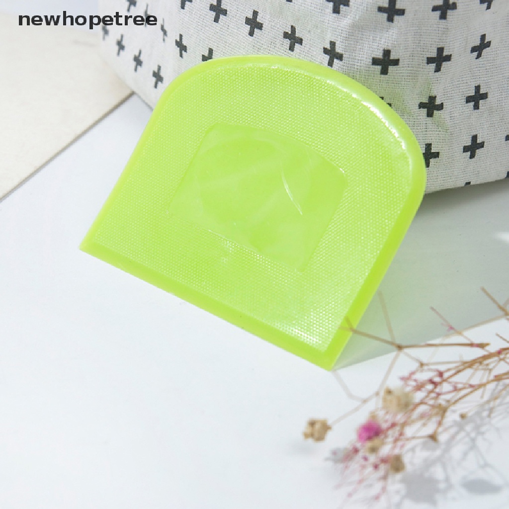 newhopetree 2Pcs Cream Spatula DIY Pastry Cutters Fondant Dough Scraper Cake Cutter Pastry OIK