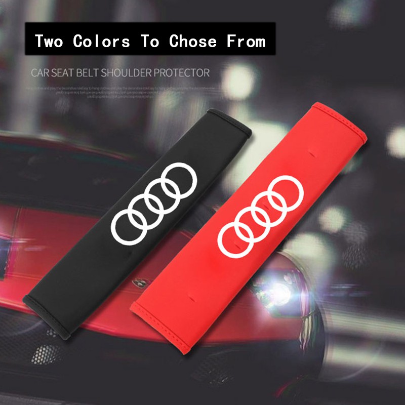 Đệm Bọc Dây Đai An Toàn Bằng Da Cho Xe Hơi Audi A4 Tt A3 A5 A6 Q7 Q5 Rs3 Q3 A7 Rs6 Rs7 A8L Rs5 Rs4 Q8