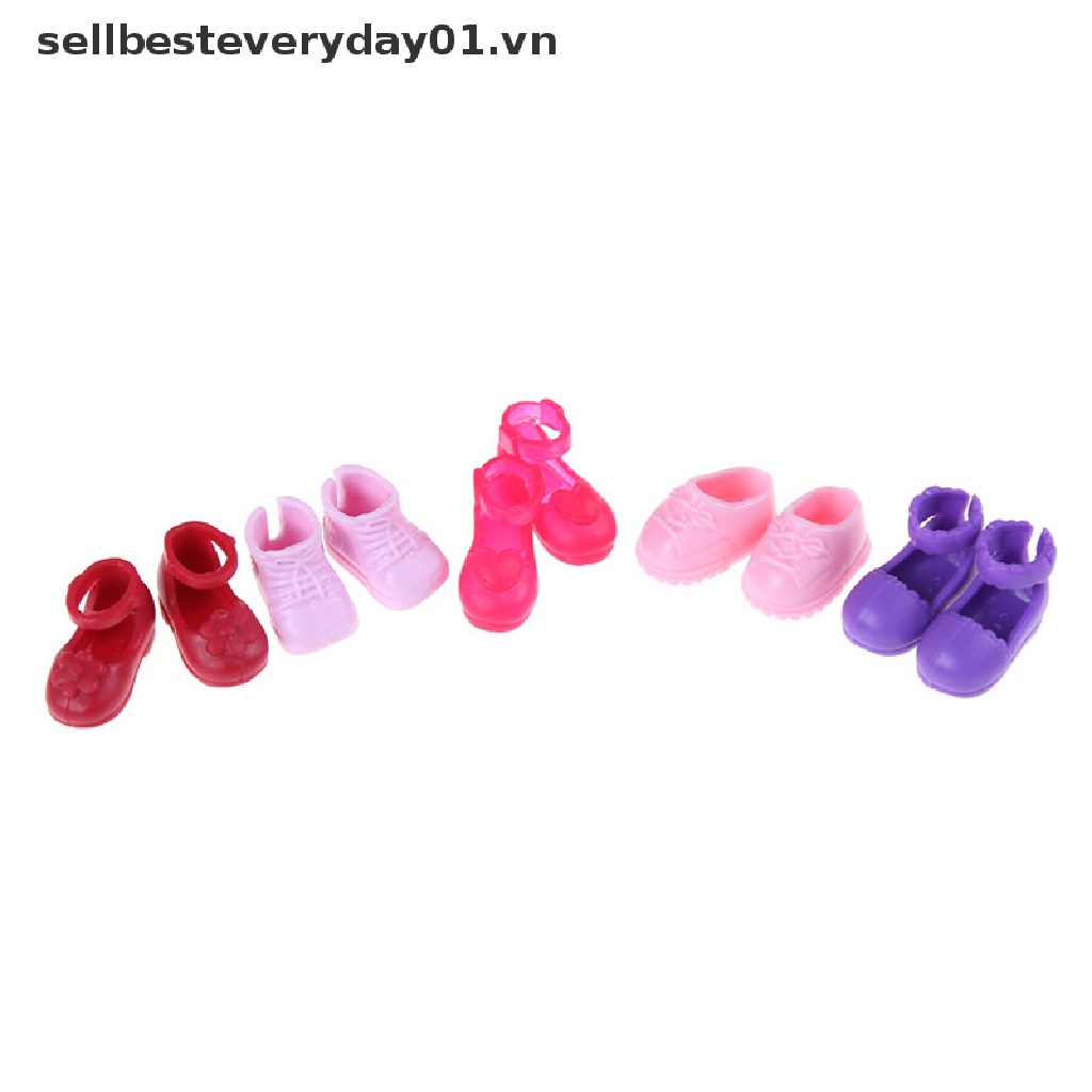 Set 5 Đôi Giày Thời Trang Cho Búp Bê Set 5 Đôi Giày Thời Trang Cho Búp Bê Set 5 Đôi Giày Thời Trang Cho Búp Bê