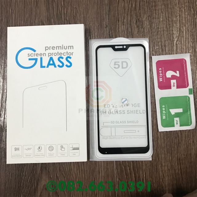 Dán cường lực xiaomi redmi 6 pro (có video)