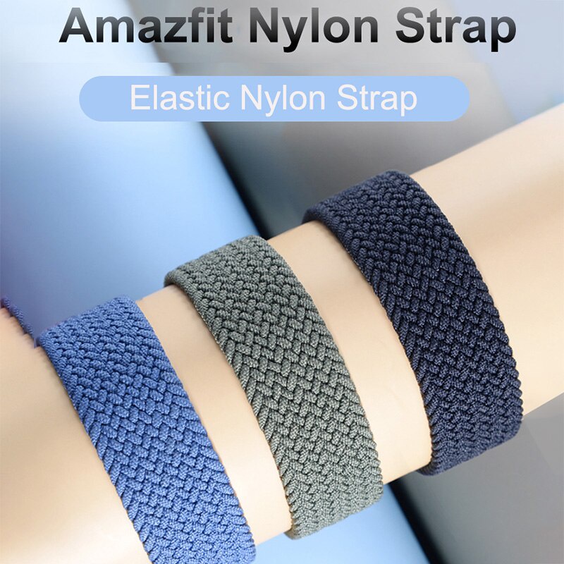 Nylon Elastic Braided solo loop Strap For Huawei watch Fit 2 Band Bracelet Smart watch Accessories