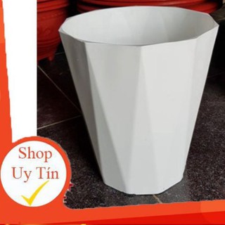 chậu nhựa KIM CƯƠNG trồng cây kiểng phi 22cm x24cm
