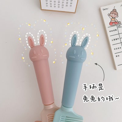 PHÒNG CHIẾU trái tim cô gái, nàng tiên nhỏ, chải tóc, dễ thương, thỏ, Silicone, chống tĩnh điện, gia đình