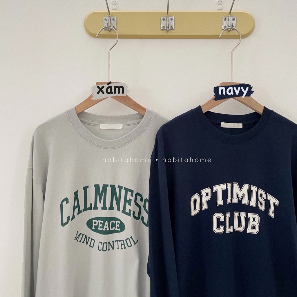 NOBITA HOME - ÁO THUN TAY DÀI FORM RỘNG BRADNINCH