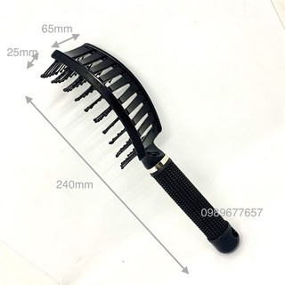 Lược chải tóc - lược bàn vuông cong gỡ rối
