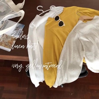 Áo len mỏng ulzzang _Hình thật ( Hàng sẵn)