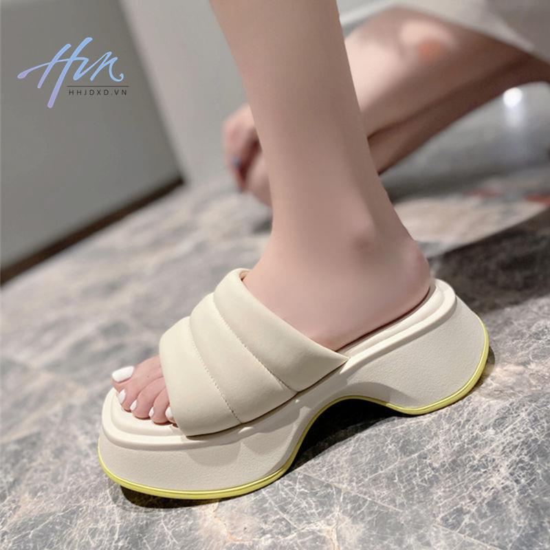 Dép Sandal Đế Xuồng Dày Thời Trang Mùa Hè 2022 Dành Cho Nữ