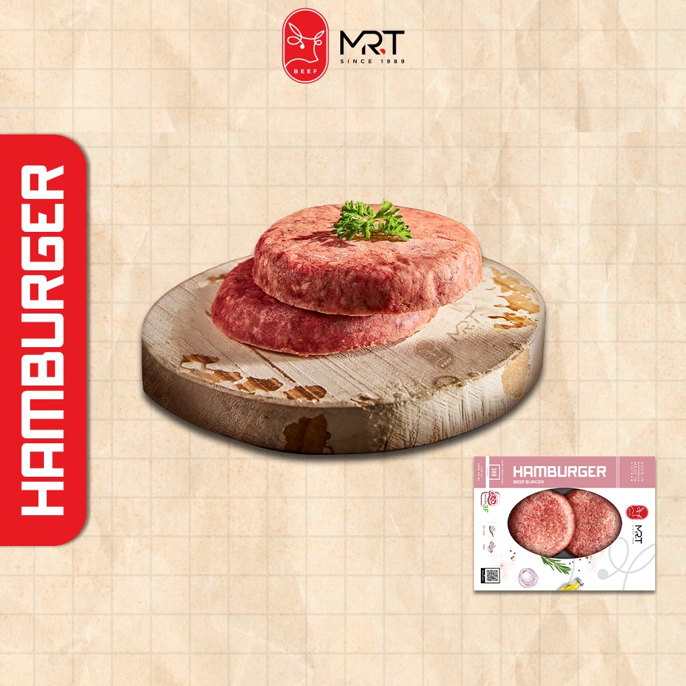 Thịt làm Hamburger Bò Úc 300gr | 100% nhập khẩu | Dùng làm Hamburger | Giao siêu tốc HCM | Mr.T Beef
