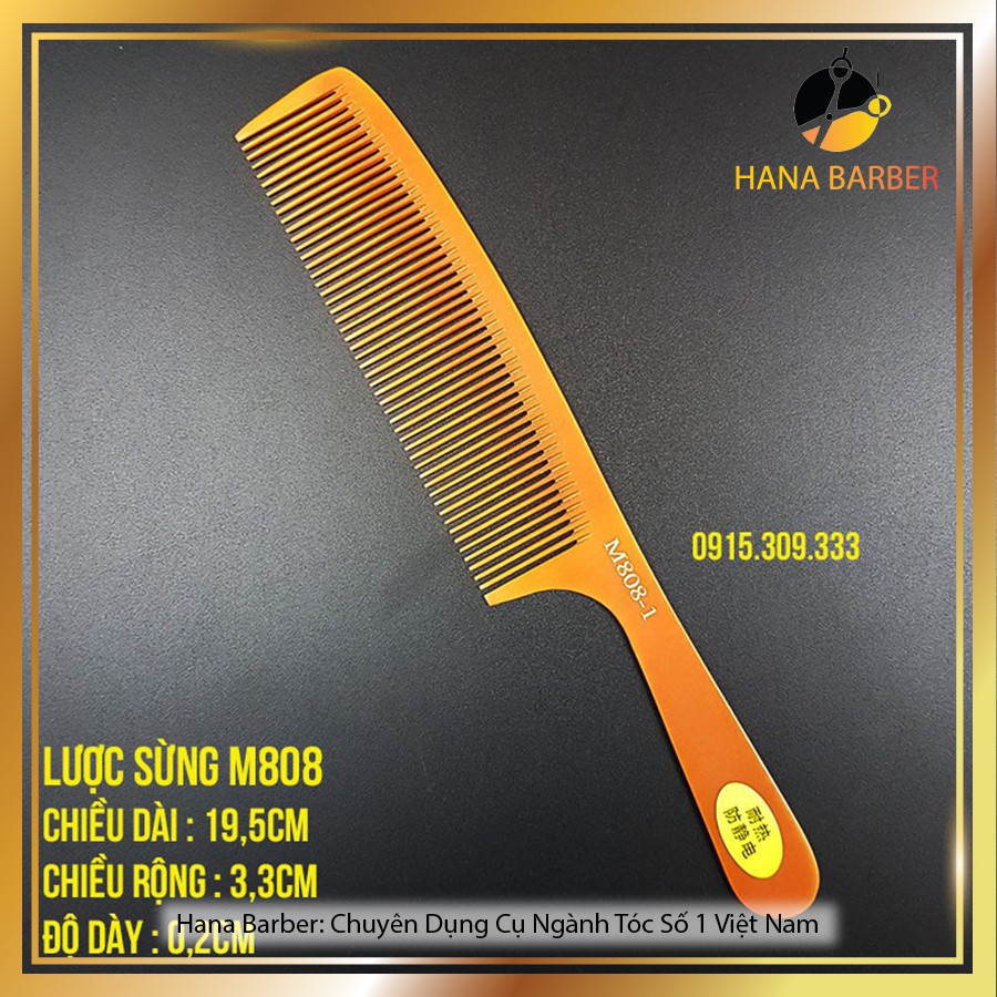 Lược sừng cắt tóc nam QIAO GONG LCTM808