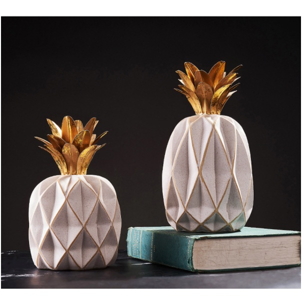 Tượng trái thơm giả trang trí nhà cửa phong cách Bắc Âu sang trọng-mang ý nghĩa may mắn cho gia chủ-trưng bày quà tặng