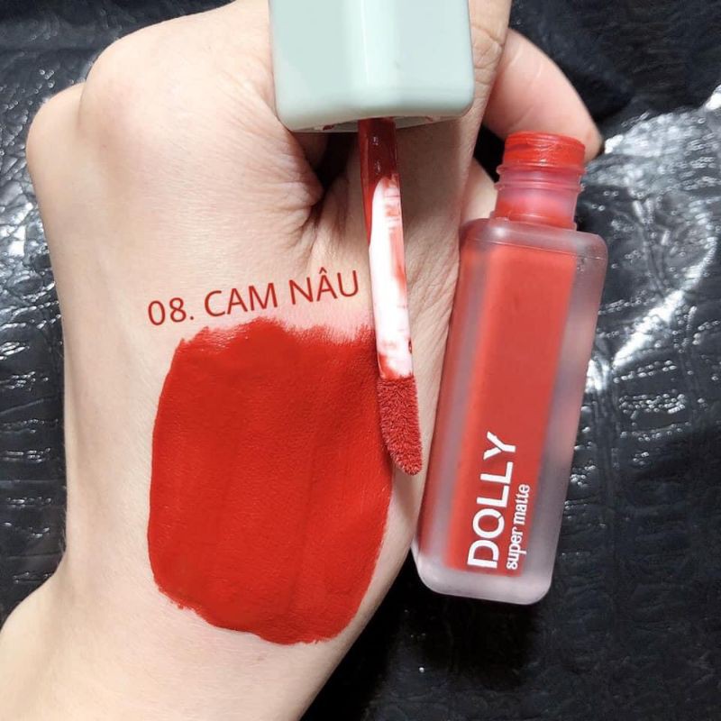 &lt;Cam nâu&gt; Son Dolly super matte hot trend 2021-màu hót