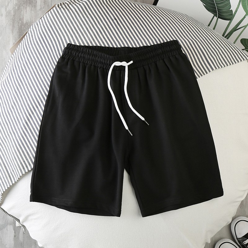 Quần short ống rộng trơn màu thời trang dành cho nam/M-3xl