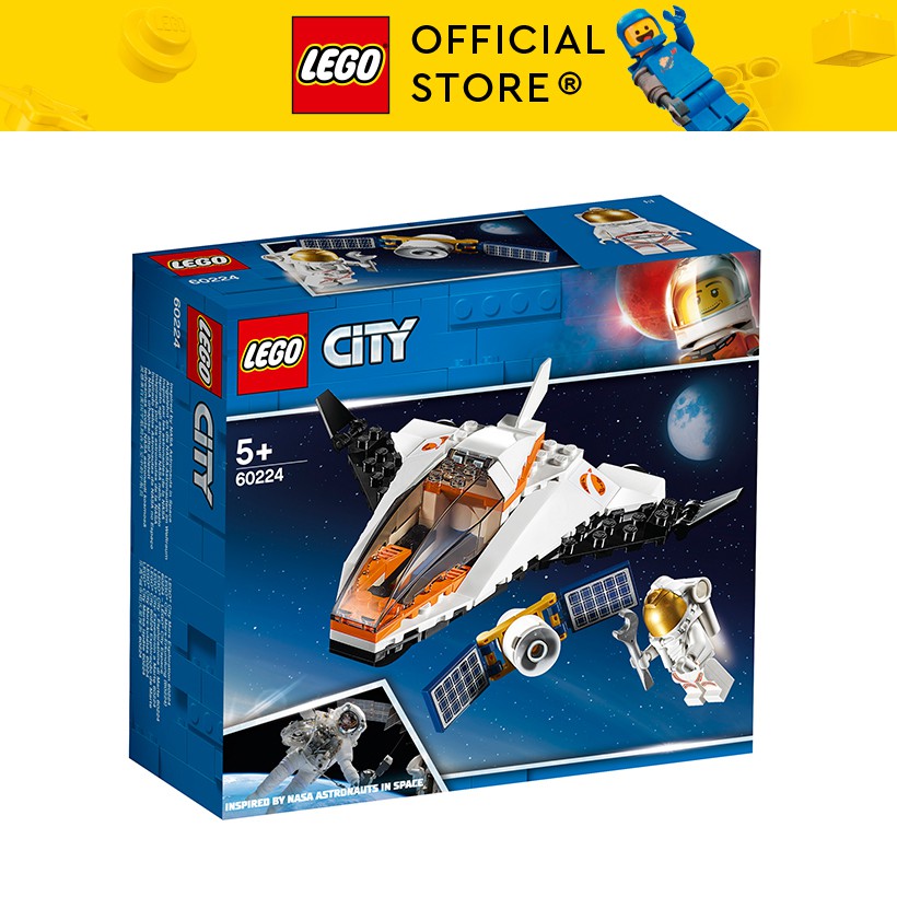 LEGO CITY Trạm Dịch Vụ Vệ Tinh 60224 (84 chi tiết)