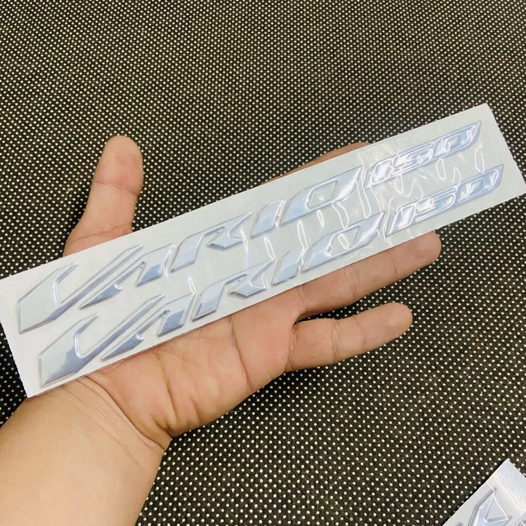 Bộ sưu tập tem chữ CLICK, VARIO 150, tem mủ cứng, kéo dán chắc chắn, dán trang trí xe máy