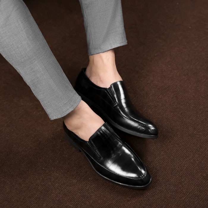 Giày nam đẹp da thật Manzano chống nhăn đẳng cấp M61168