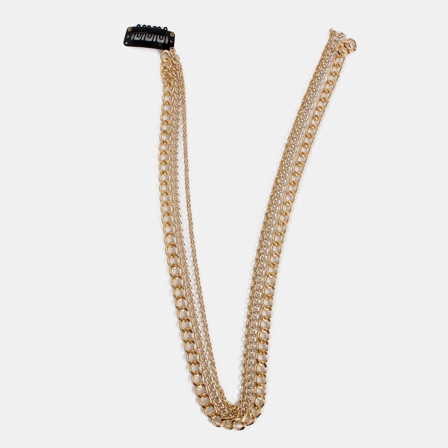 Cài tóc dây xích tua rua phong cách thời trang cá tính