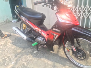Tem sirius 110 RC đỏ đen crom