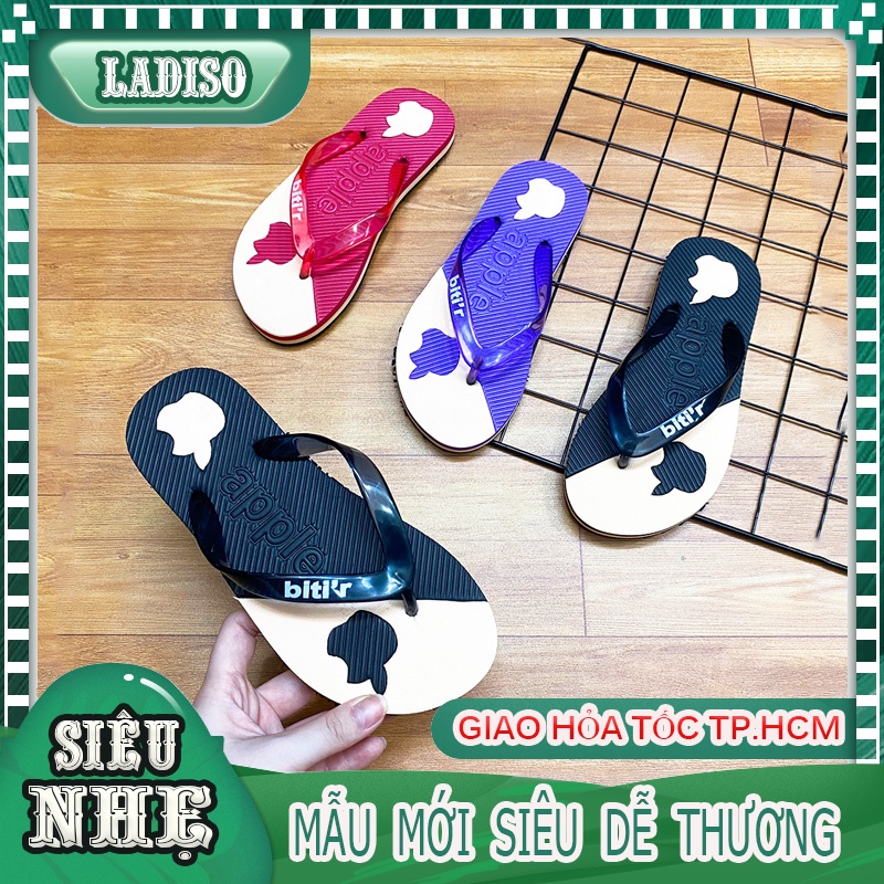 Dép xốp quai kẹp LADISO hình táo siêu nhẹ siêu êm TT331