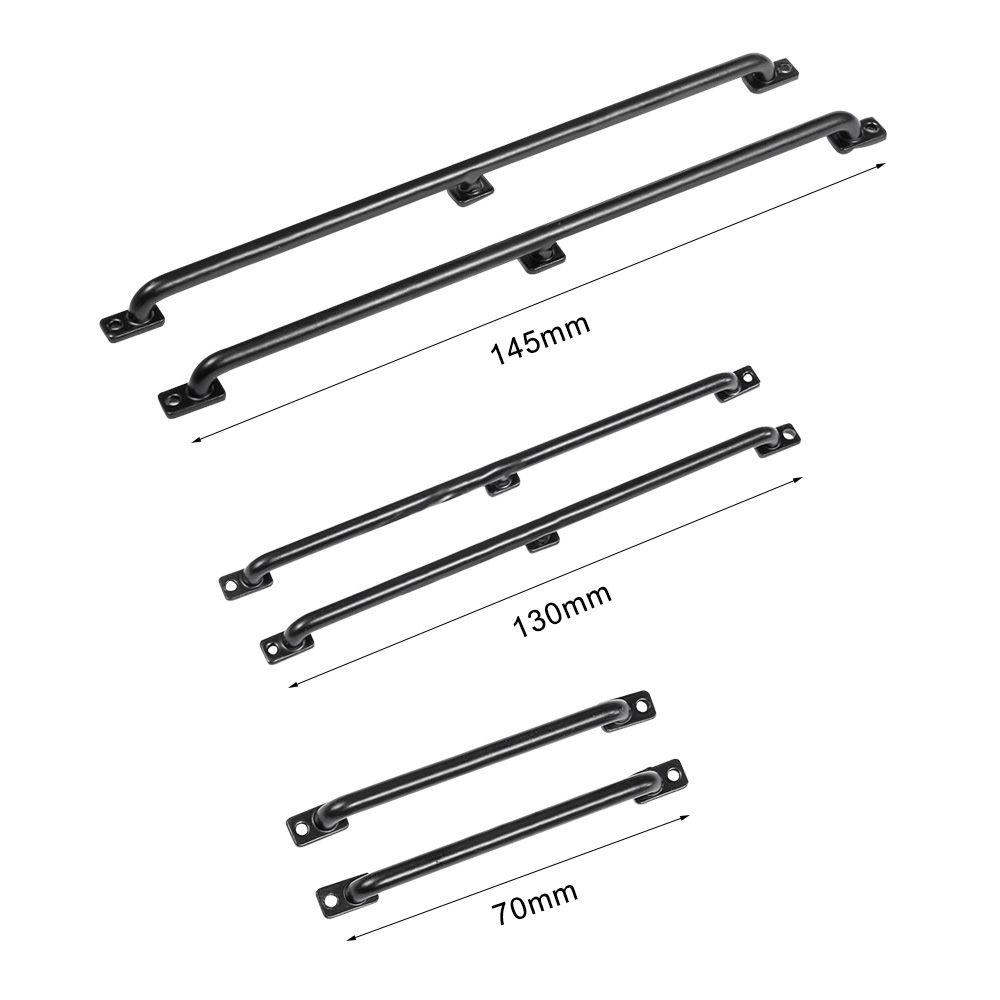 Set 1 Vỏ Tay Nắm Cửa Kim Loại 70mm / 130mm / 145mm TRX-4 TRX4 Axial SCX10 90046 Chất Lượng Cao