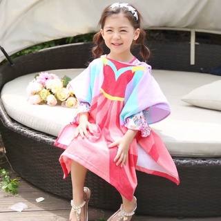 Khăn choàng tắm cho bé gái