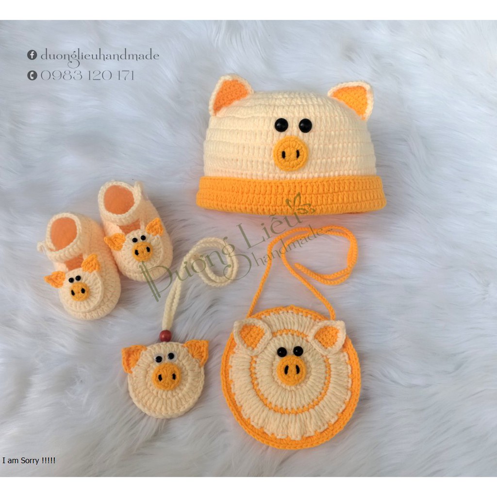 COMBO HEO ĐÁNG YÊU  CHO BÉ TỪ 0 ĐẾN 12 THÁNG