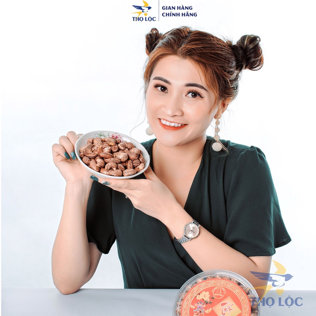 Hạt điều rang muối nguyên hạt ngon, Hạt điều rang muối nguyên vị Bình Phước 500g Thọ Lộc