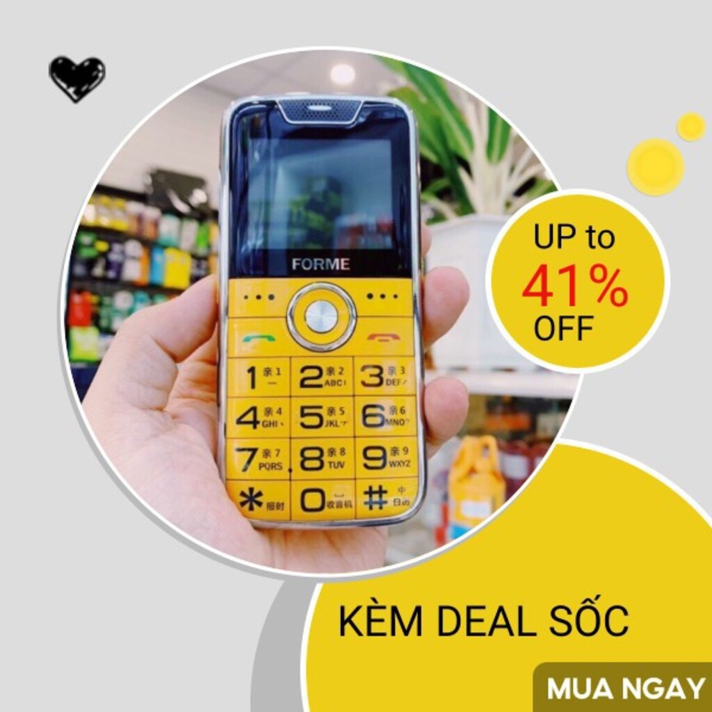 Điện thoại Forme D10 - Dành cho người già  - Hàng chính hãng | BigBuy360 - bigbuy360.vn