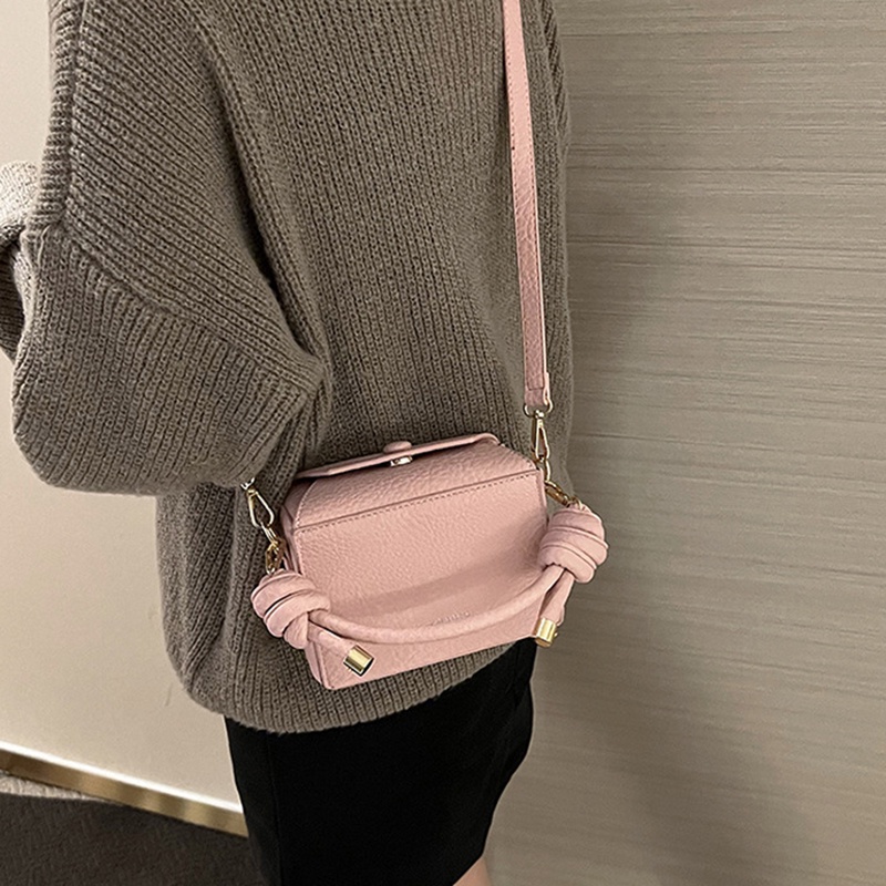 IELGY Túi Đeo Chéo Dáng Vuông Nhỏ Phong Cách Hàn Quốc Cá Tính Cho Nữ